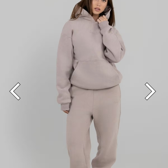 COMFRT HOODIE & SWEATPANTS SET IN BARK XS - Picture 1 of 15